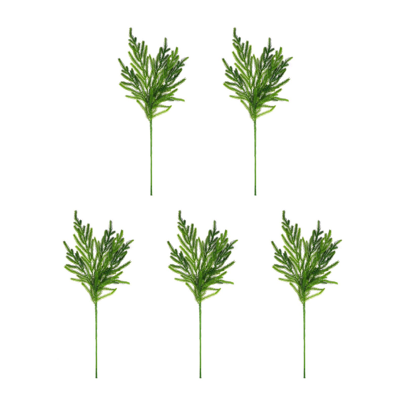 

Рождественские ветки Норфолка, искусственные рождественские ветки Норфолка, подходящие для рождественского украшения дома внутри и снаружи помещения One Size