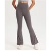 Pantaloni Leggings Sport Casual pentru Femei Yoga Fără Cusături Uni Talie Înaltă Ridicare Șold Fitness Pantaloni Legging Femei Alergare Slim Fit Modă Pantaloni Evazați 2253