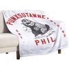 Punxsutawney Phil Murmeltiertag Herren Damen Überwurfdecke Weich Weich Kariert warm Winter Schlafsack Decken
