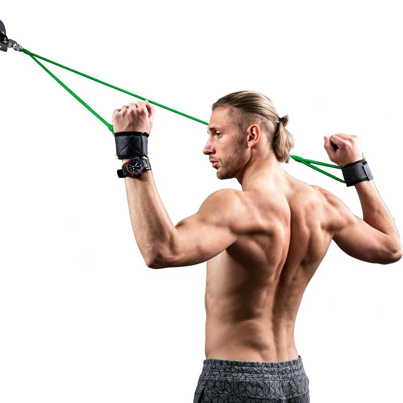 1Pcs Latex Stretch Training Gym Workouts Elastic Strap Rope Baseball Resistance Bands Baseball Swing Trainer