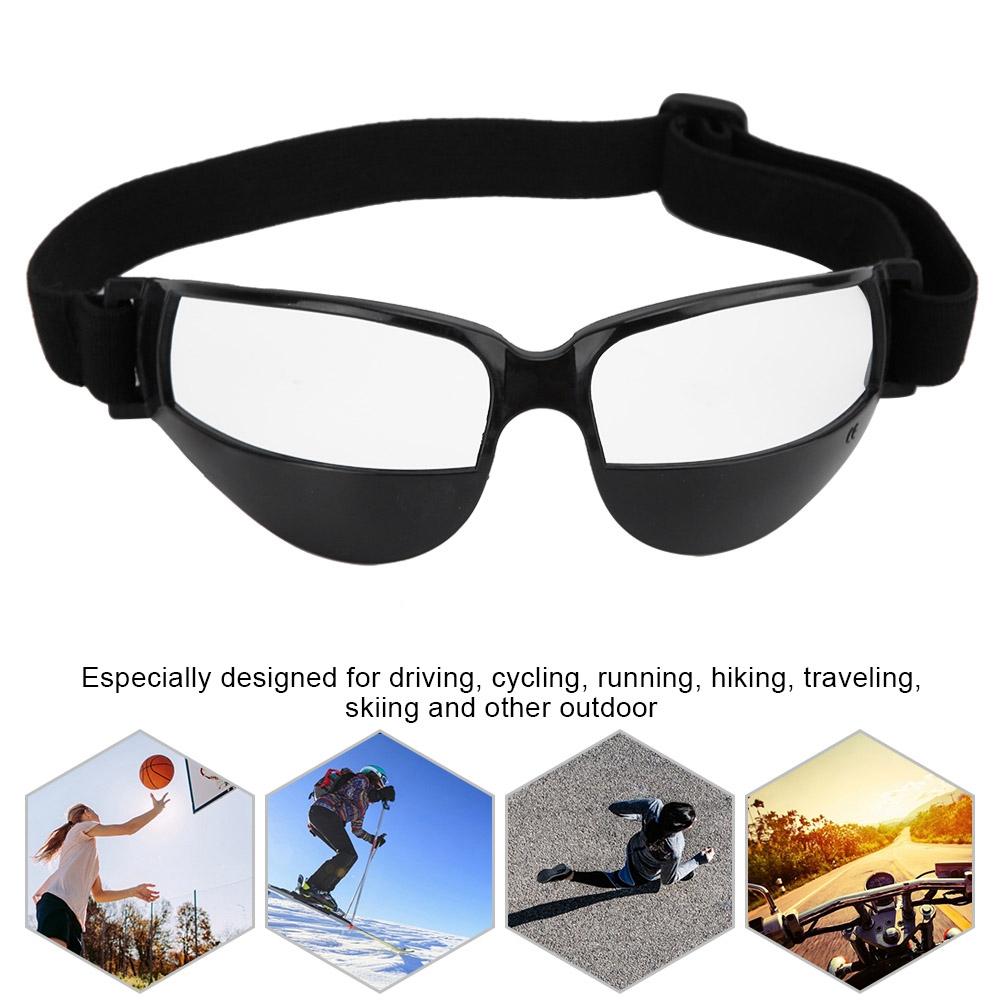 Basketball Dribbling Training Augenschutzbrille Outdoor Sportbrille (Schwarz)