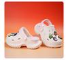 Girls' Summer Perforated Thick-Soled Sandals: Soft EVA Beach Flip-Flops, Hot Style for Outdoor Fun