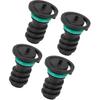Motoforti Car Engine Oil Drain Plug, Auto Engine Oil Pan, for Mercedes-Benz C63 AMG S 2016, ABS, 0029902017, Black, 4pcs