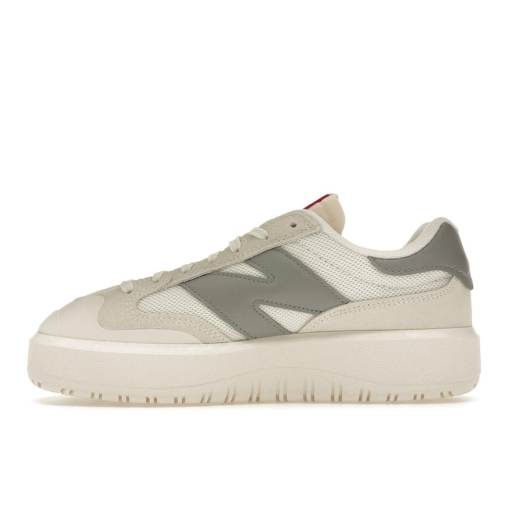 New Balance 302 Sea Salt Shadow Grey Unisex Sneakers Cream Team-Red CT302RS