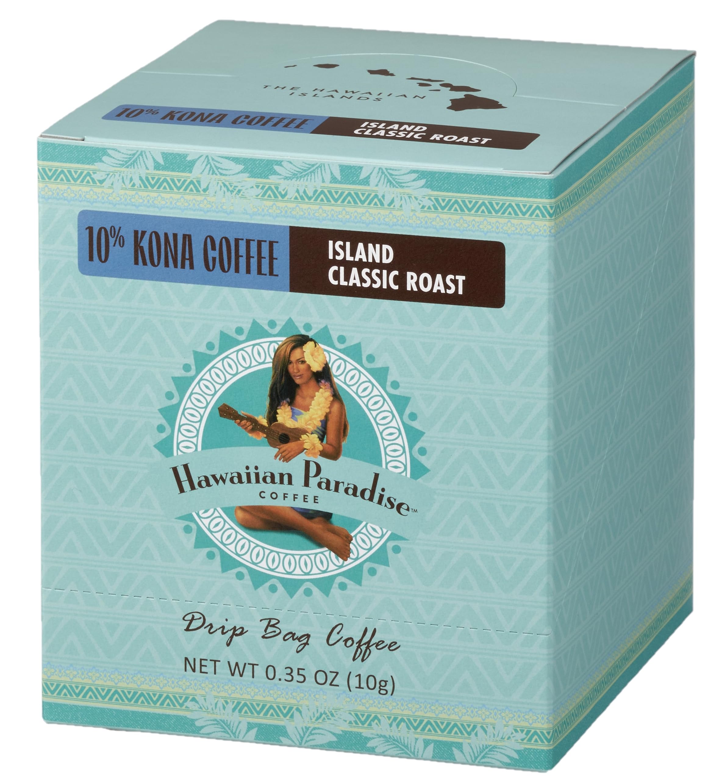 

Кофе Hawaiian Paradise Kona Blend Classic Roast 10 г x 10 шт. P 10% DBC (BOX)
