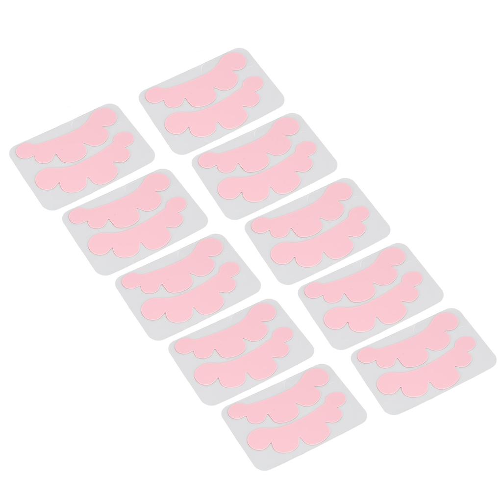 10 Pairs Silicone Eyelash Extension Under Eye Pads Arch Shape Reusable Eyelash Extension Patches