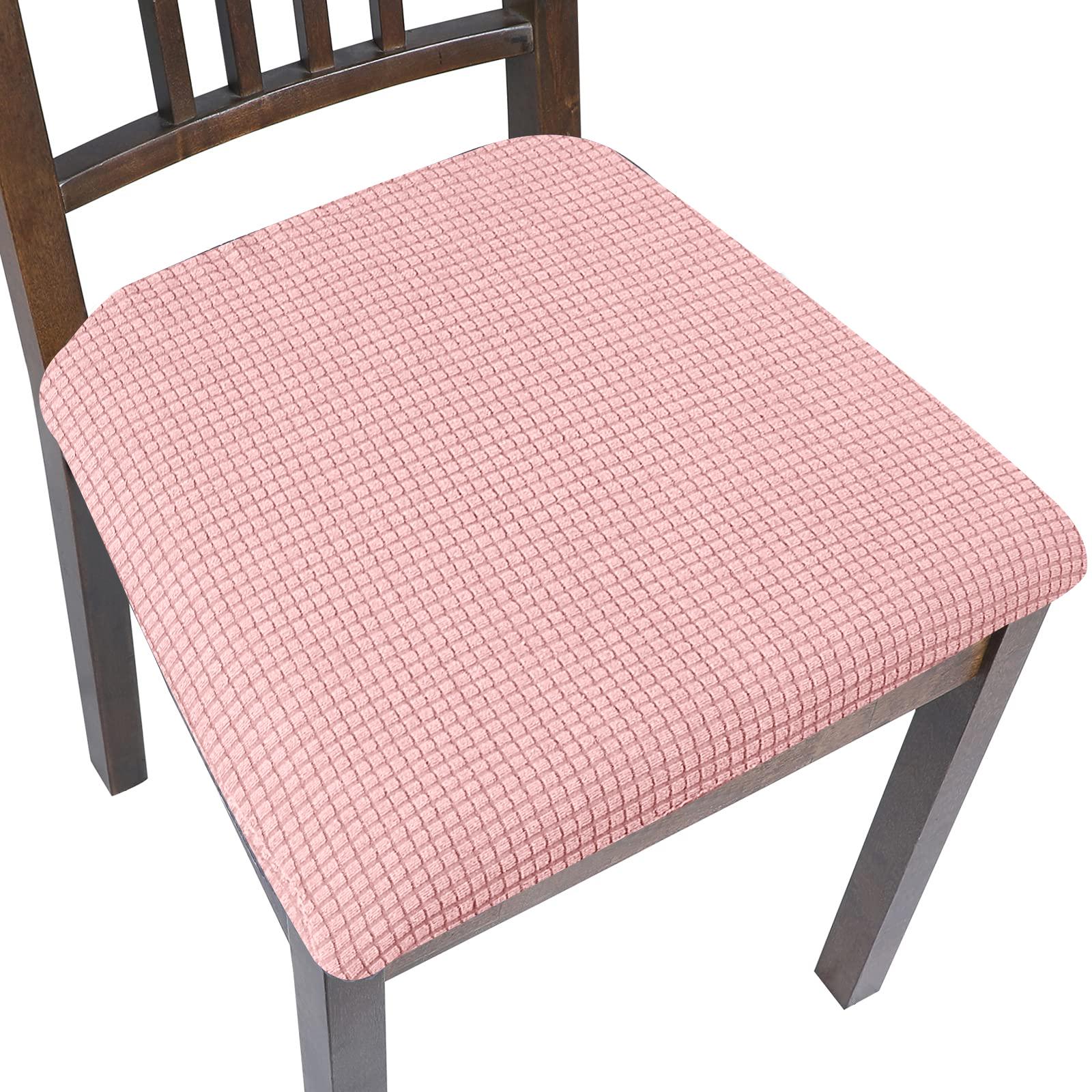 

Waterproof Plaid Fabric Seat Case 4 Type Elastic Chair Covers For Kitchen Machine-wash Chair Seat Covers For Home Dining Room 1 Piece