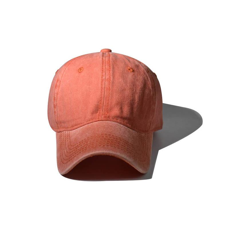 Casquette de baseball adulte légère délavée commerce extérieur marée européenne et américaine casquette à visière courbée printemps et été sports de plein air chapeau de soleil