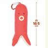 It makes noises and vibrates Pukyu Vibrating Octopus Wiener Mascot, Fun Toy, Approx. 18.5cm (Orange)