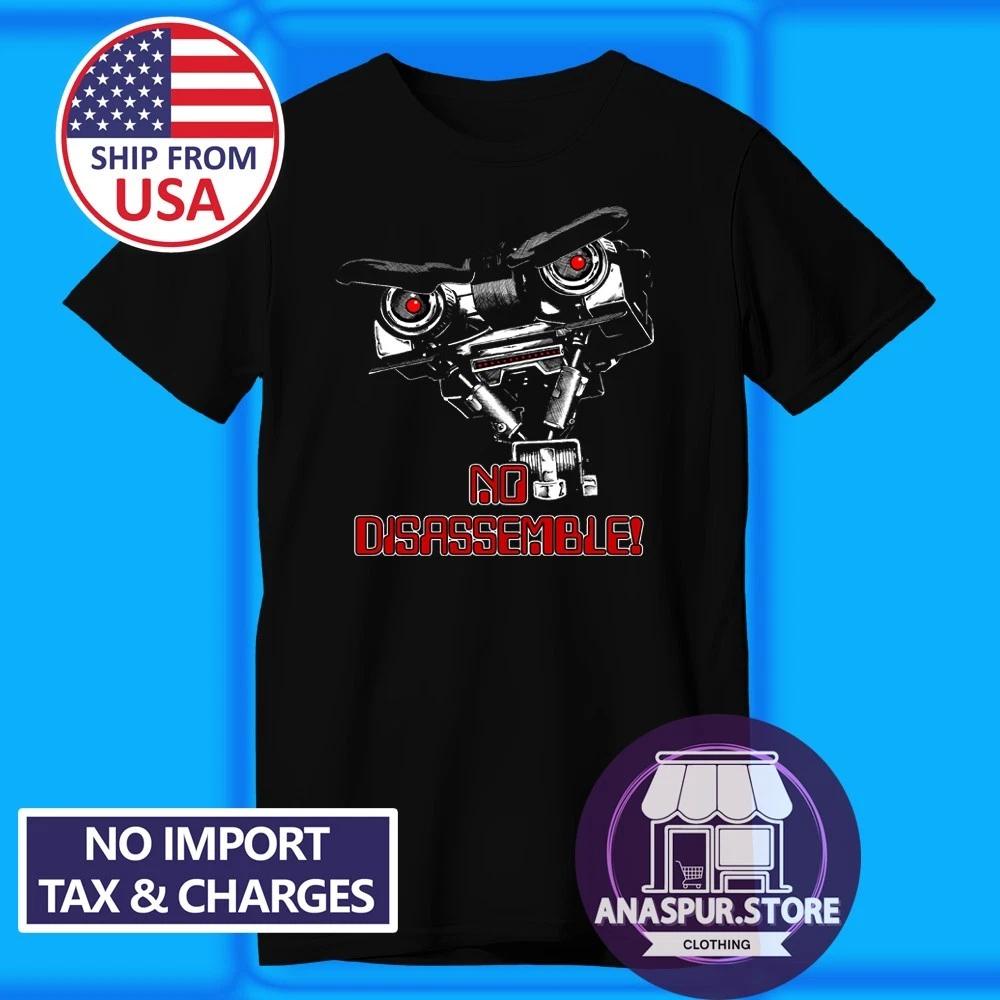 

No Disassemble Johnny Five Robot Men s Black Size S-5XL L