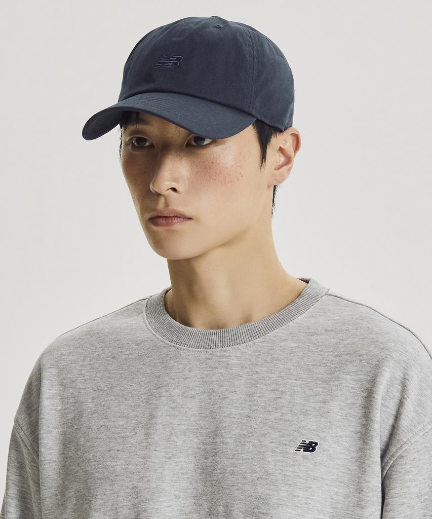 Nyuballanseu Nbgdgf1105 / Flying Logo Cotton Ball Cap (+Size) (Navy)