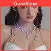 Butterfly Pearl Necklace For Women With Alloy Pendant And Ochain Perfect For Summer 2025