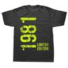 2026 45th Birthday 45 Years Unisex Women Retro Vintage 1981 Gift Tee Tops Round Neck Fashion Tshirt Casual Basic Tshirts Summer