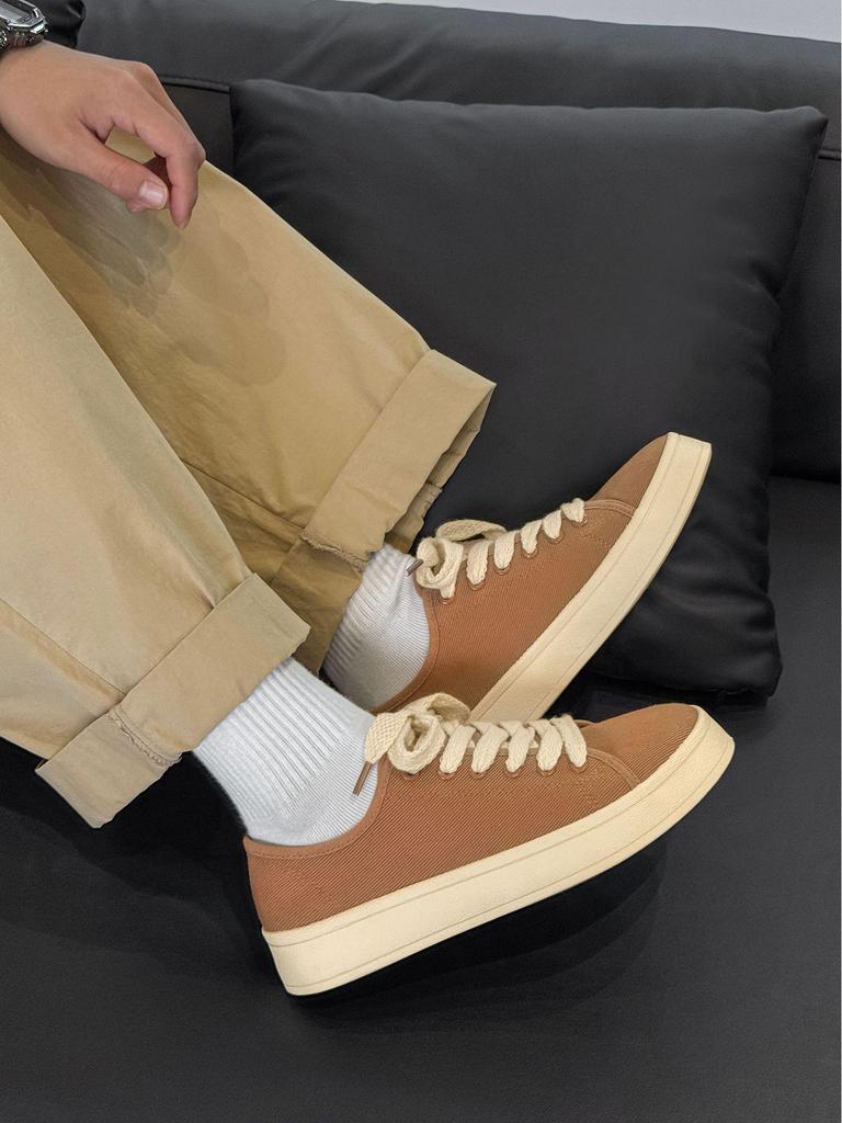 Herren 2025 Retro Schwarze Canvas Schuhe: Atmungsaktiv, Dünn, Vielseitig, Stilvolle Sommer-Freizeitkleidung