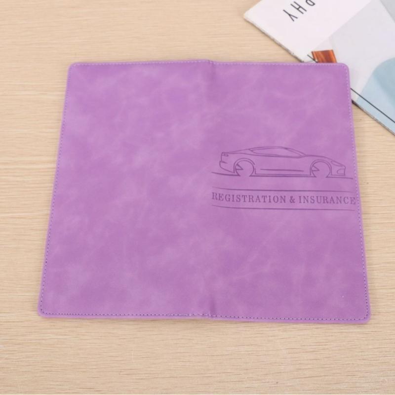 1 Pezzo Porta Documenti per Vano Portaoggetti Auto con Chiusura Magnetica Organizzatore Auto per Documenti Carte Patente