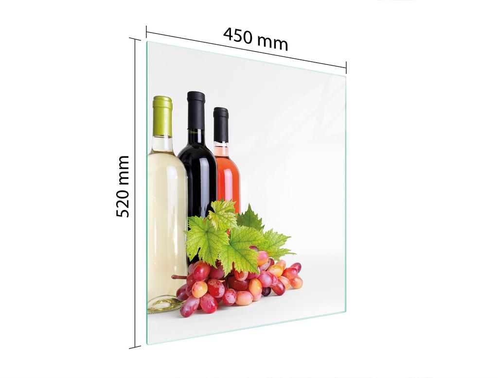 SZKLANA DESKA DO KROJENIA 45x52 WINO
