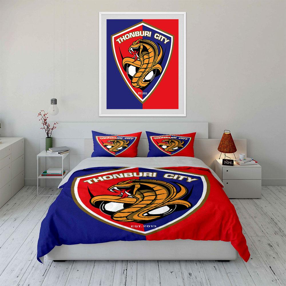 Thonburi City Cobra Design Bedding Duvet Cover Set Duvet Cover Pillowcases (1 * Duvet Cover 2 * Pillowcases, without duvet insert)