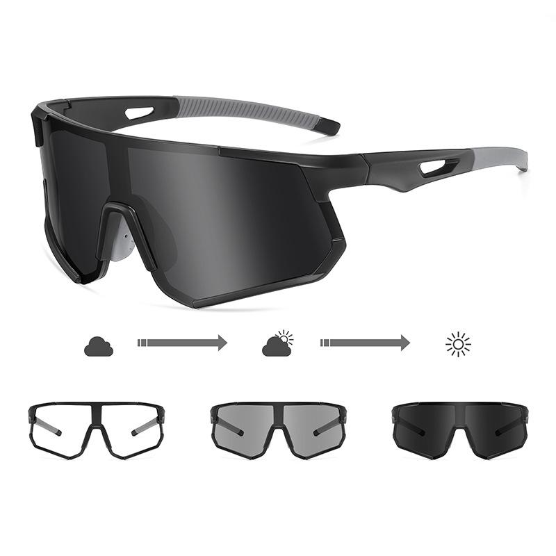 New Style Cross-Border Outdoor Cycling & Myopia-Compatible Large Frame Sports Sunglasses 3112