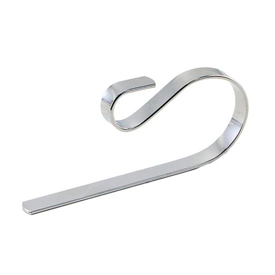 Yousheng Christmas Stocking Holder Non-Slip Silicone Pads Rust-Proof Metal Hanger Garlands Ornament Fireplace Staircase Decor