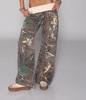 Baggy Camouflage Women Jeans Y2k Harajuku Vintage Low Waist Wide Leg American Style Denim Trousers Gyaru Hip Hop Streetwear