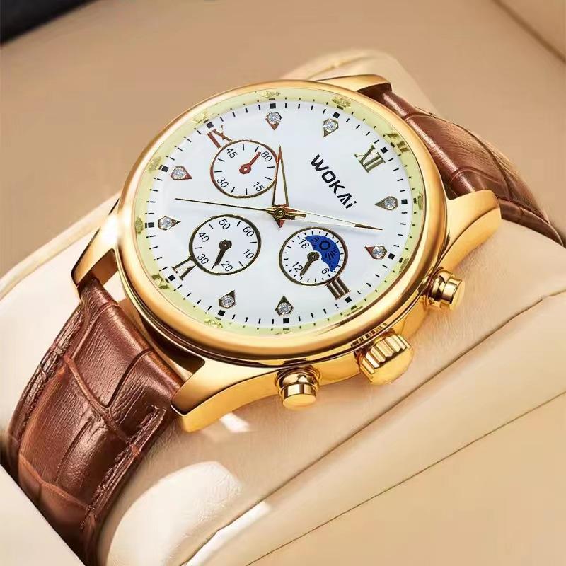 Luxury Men Business Watches Casual Leather Strap Sport Watch Top Brand Quartz Wristwatches Male Clock Reloj Hombre