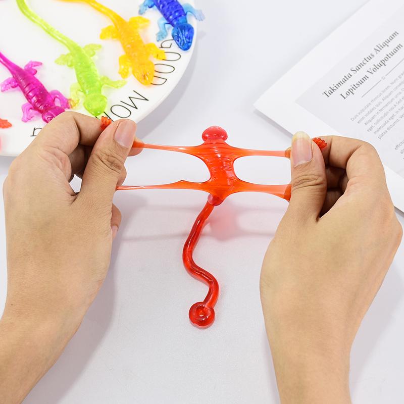 5-30Pc Fun Sticky Climbing Lizard Kids Birthday Party Shower Gift Pack Halloween Christmas Carnival Party Favor Decoration