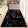 Fierce Wolves with Red Eyes Suitable As a Non-slip Mat for the Living Room or Bedroom Sofa