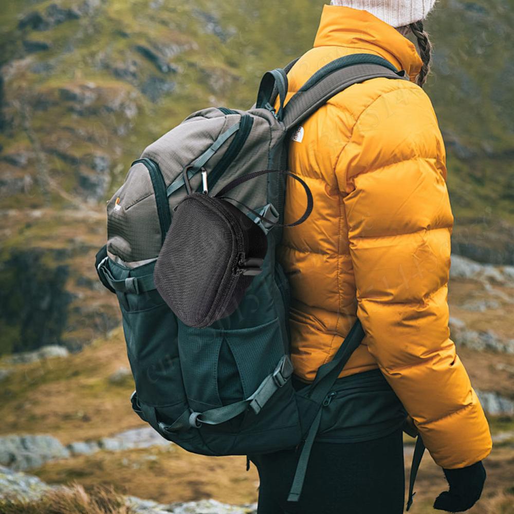 Harte Tragetasche Kratzfest Reise Schutzhülle mit Handschlaufe & Karabiner Hardshell-Hülle für JBL Go 4 Tragbarer Lautsprecher