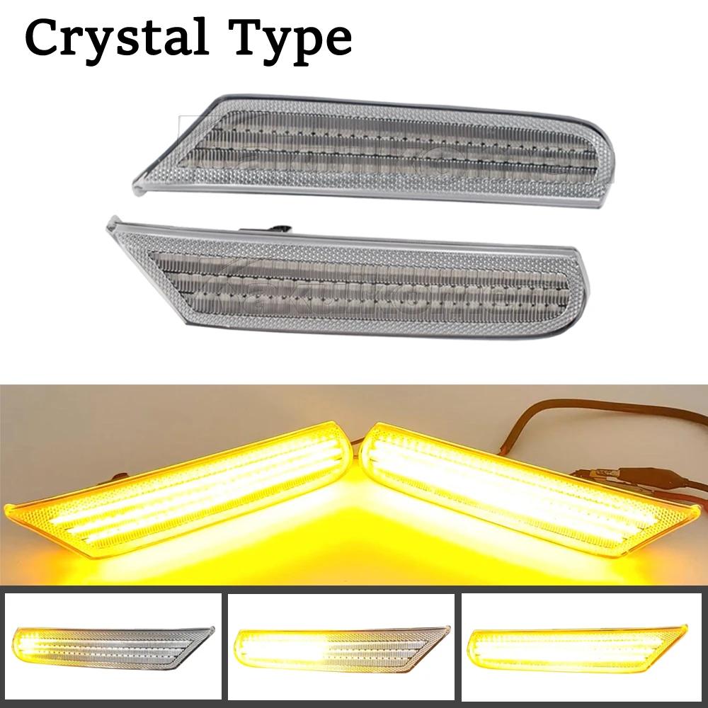 

2Pcs For Porsche 911 Boxster Typ 996 986 Carrera GT2 GT3 Dynamic Amber LED Car Side Marker Sequential Turn Signal Blinker Light 12000K