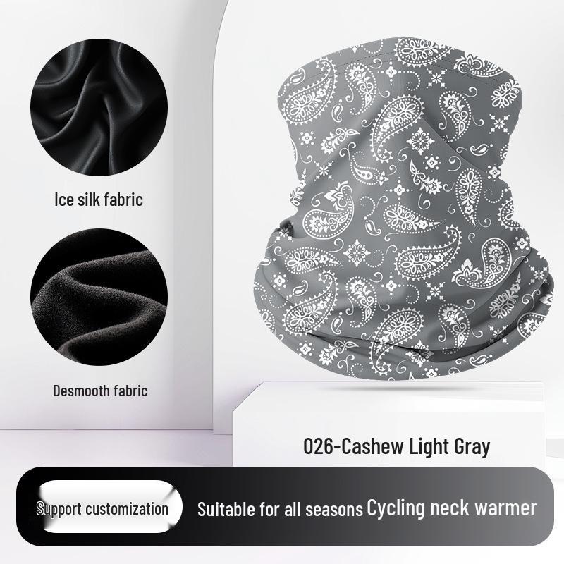 Slim Camouflage Neck Gaiter & Face Mask: Unisex, Dustproof, Breathable Ice Silk