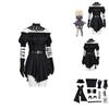 Grok Virtual Girl Halloween Cosplay Costume With Short Skirt For Anime Game Fans