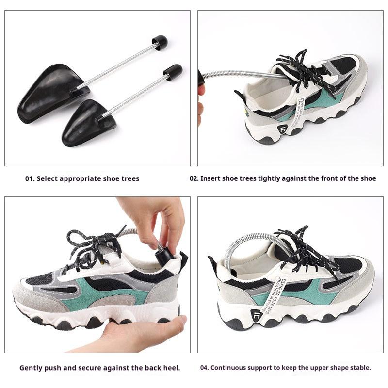 2/4/6 Stück Schuhspanner für Sneaker Shaper Kunststoff Unisex Schuhdehner Form Stiefelhalter Faltenverhinderung Verstellbarer Halter Großhandel