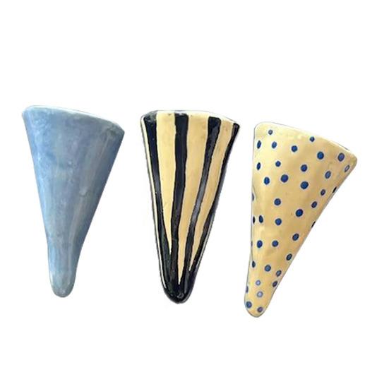 7Pcs/Set 3D Cone Refrigerator Magnet DIY Home Office Kitchen Locker Fridge Miniature
