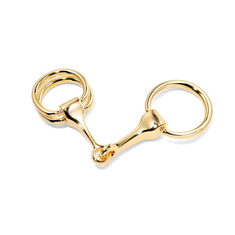 1 шт. Сплав Элегантная пряжка для шарфа Модная пряжка для костюма Модная квадратная пряжка для шарфа Пряжка с изображением лошади Три кольца золотой