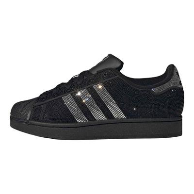 Superstar 2 Στρασάκια Μαύρο Ασημί Γυναικεία Αθλητικά Παπούτσια Core-Black Silver-Metallic Off-White IH4200