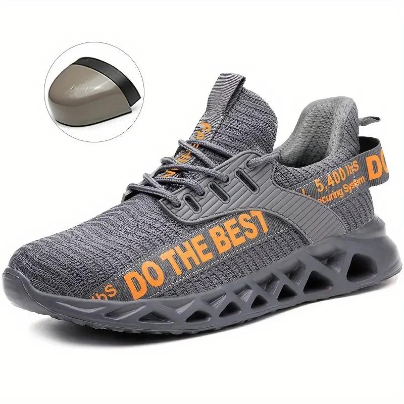 Onverwoestbare Stalen Neus Schoenen voor Mannen Vrouwen Anti-Punctie Werkschoenen Comfortabele Ademende Werk Veiligheid Beschermende Sneakers