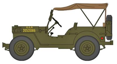 HOBBY MASTER Ton Military Truck Douglas MacArthur Finished Product 1/72 1/4
