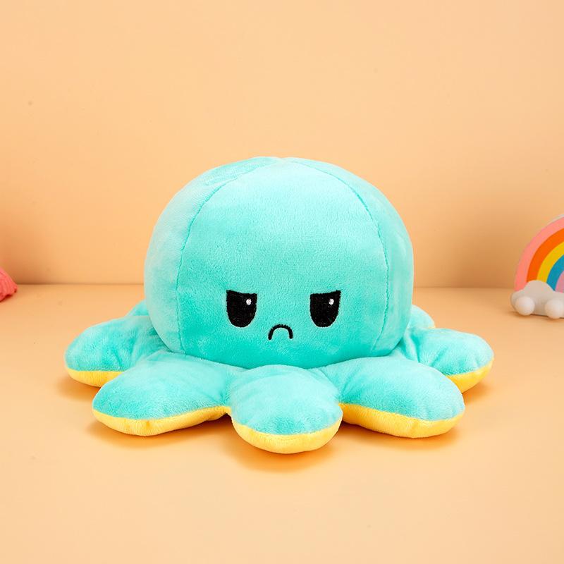 Creative Cute Funny Simulation Flip Octopus Doll Doll Throw Pillow Plush Toy Gift