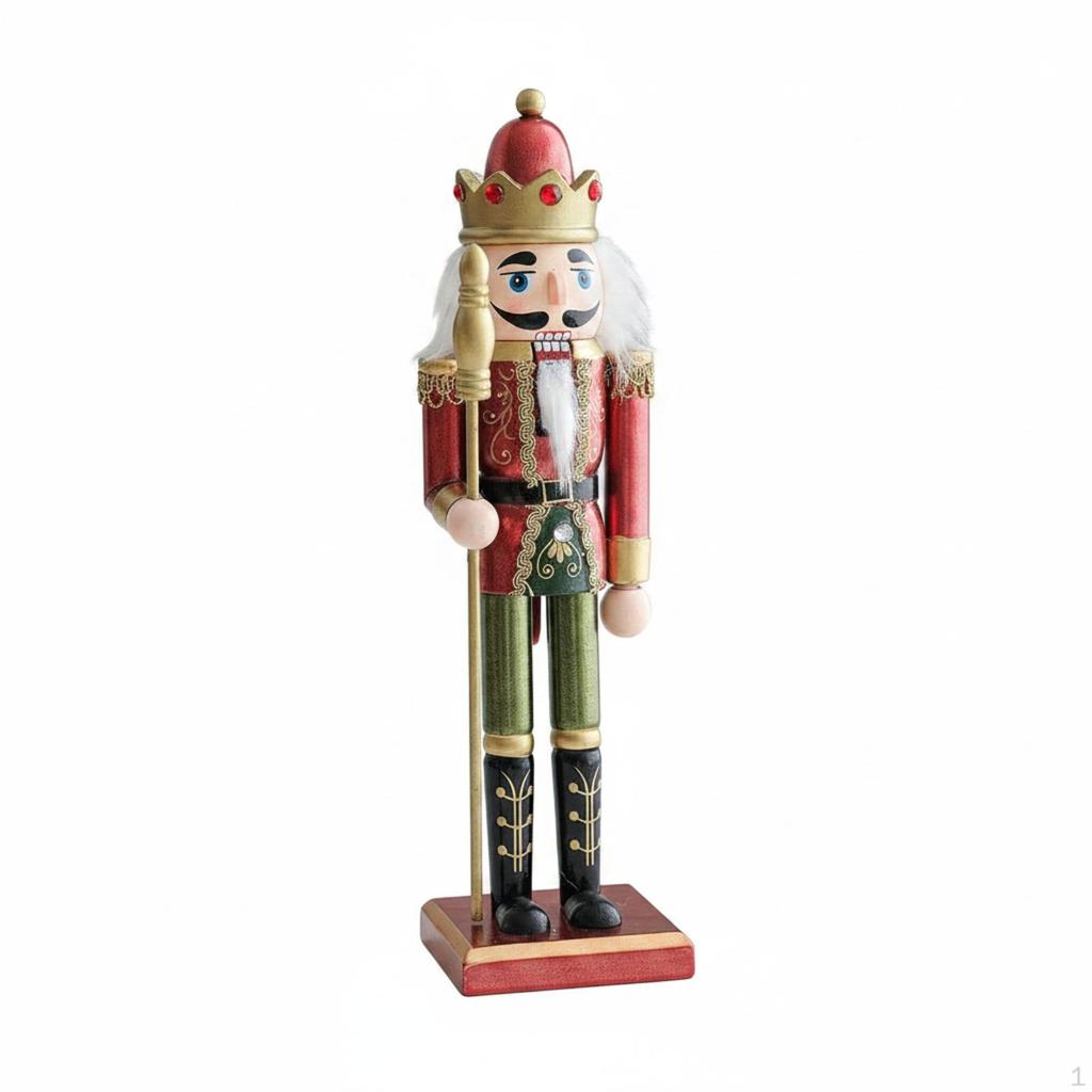 Nussknacker Soldat Traditionell Holz Klassische Statue für Sammler, Weihnachtsdeko,