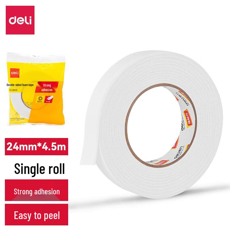 Deli 30412 EVA Foam Double-Sided Tape