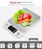 Rechargeable Stainless Steel Kitchen Scale, 5kg/10kg Capacity, Electronic Baking & Food Platform Scale