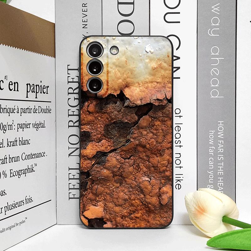 Creative Rusty Metal Surface Pattern Phone Case for Samsung Galaxy A56 A14 A55 A16 A54 A36 A53 A52 A51 5G Shockproof Soft Cover