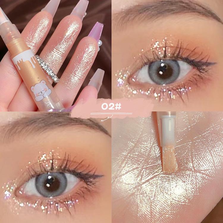 

Gege Bear Liquid Highlight Brush Pen Shining Pearl Eyeshadow Brighten Silkworm High-gloss Highlighter