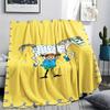 1PC Pippi Longstocking Patterned Flannel Blanket Suitable For All Seasons for Home Decor Warmth and Comfort Gifts Holiday Present