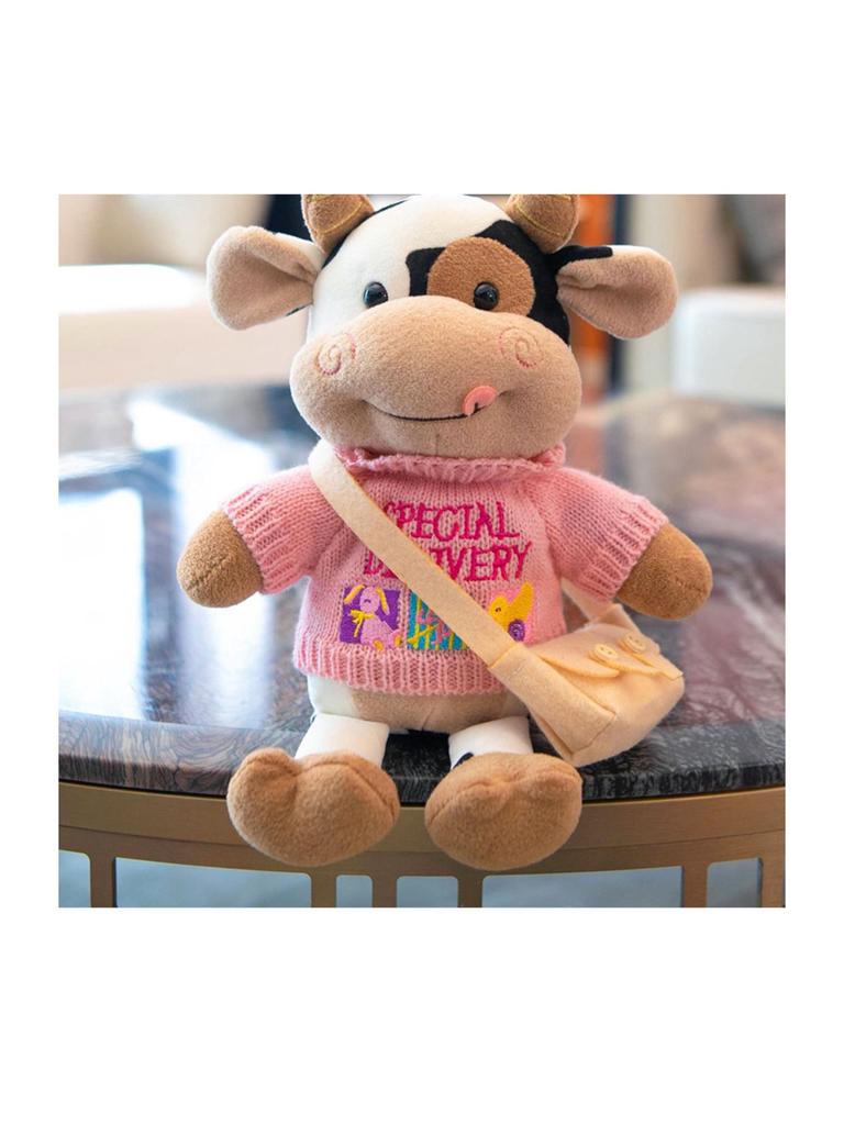 Zodiac Year of the Ox Plush Toy: Cute Cow Doll New Year Gift for Girls