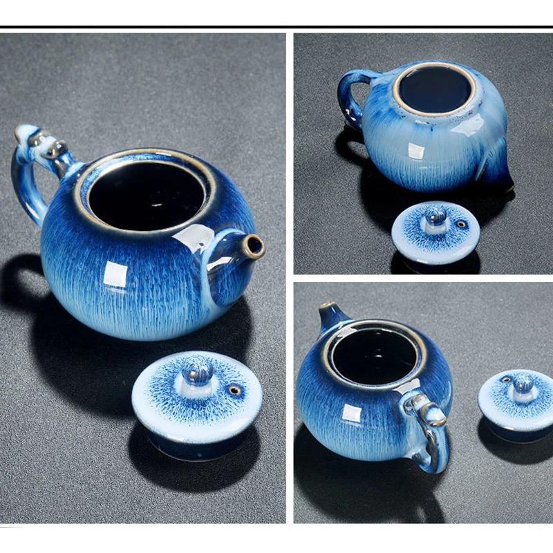 Exquisite Star Glaze Teapot 250ml Ceramic Kung Fu Tea Pot Tea Kettle Teaset Porcelain Teapot Traditional Chinese Teaware