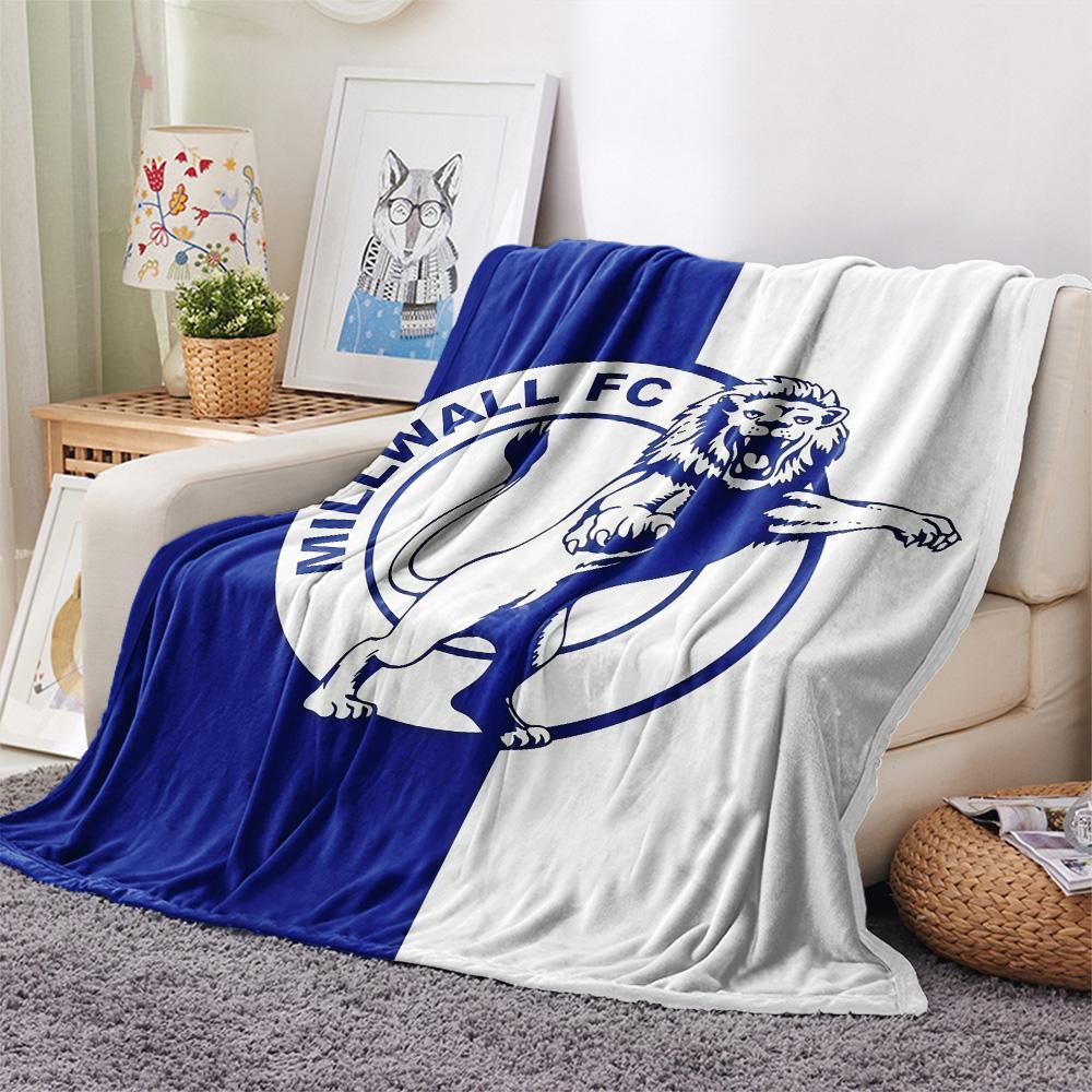 Millwall Football Club Flannel Blanket, High quality Comfortable for All Seasons, Home Decor, Warmth and Comfort