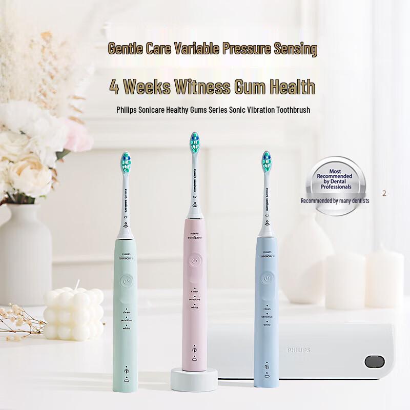 

Philips HX3697 Sonic Electric Toothbrush for Adults (3-Pack)