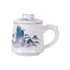 Chaxun White Porcelain Tea Infuser Mug