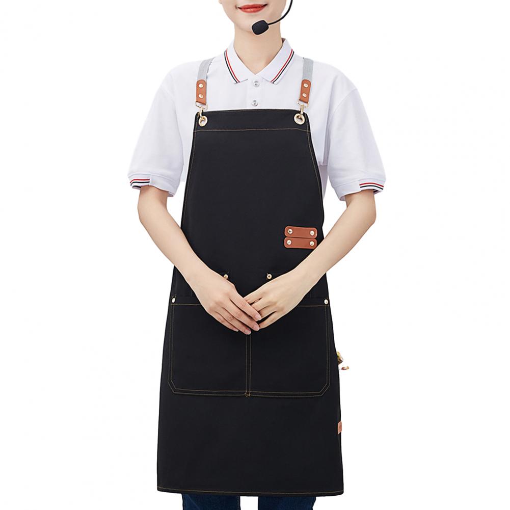 Tablier épais et imperméable pour homme et femme, anti-graisse, anti-taches, pour chef, café, restaurant, serveur, barbecue, cuisine
